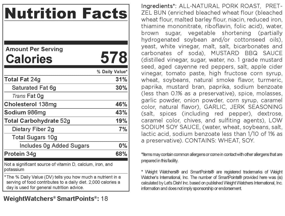 Shredded Pork on Pretzel Rolls Let's Dish! Popup
