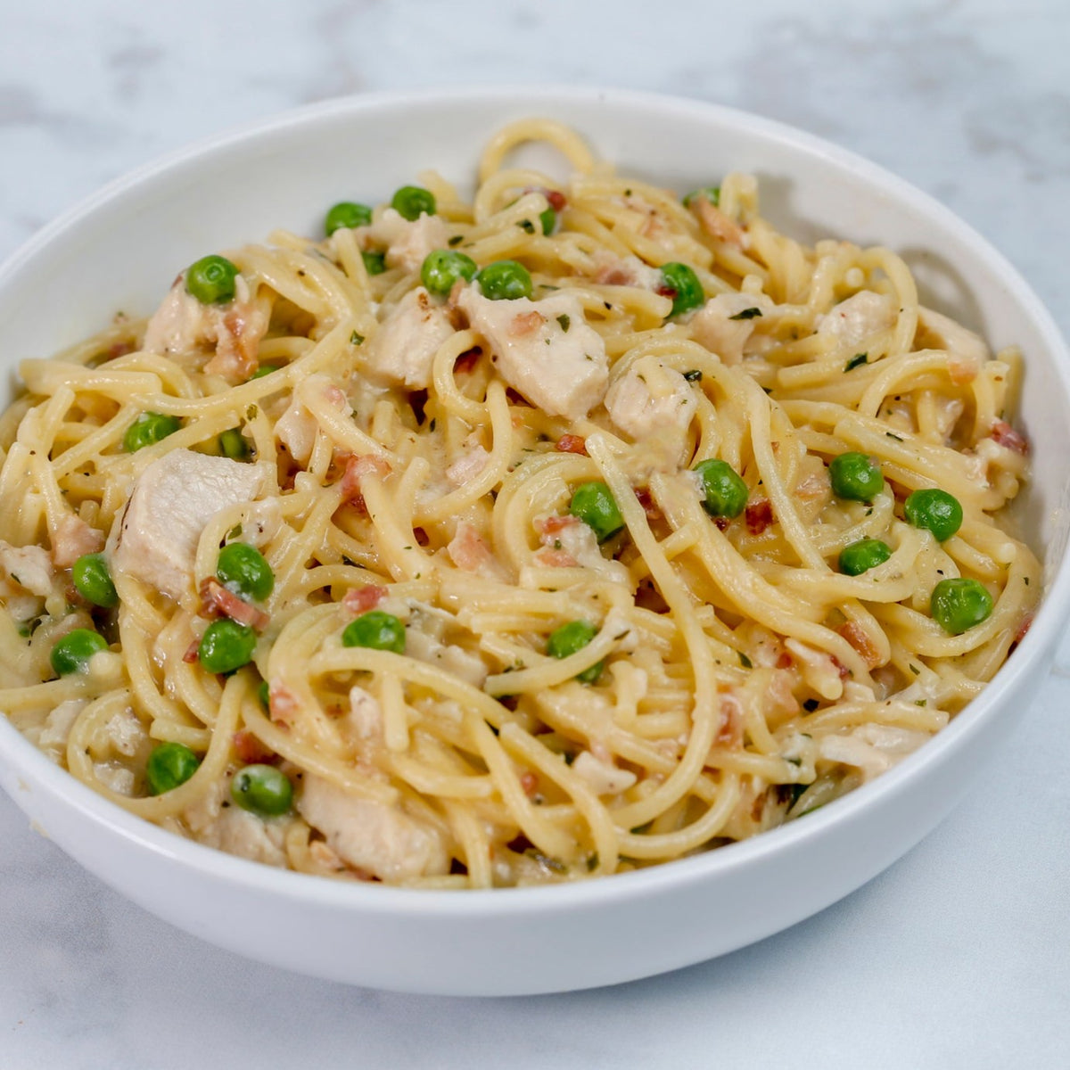 Chicken Carbonara - Case – Let's Dish! Popup