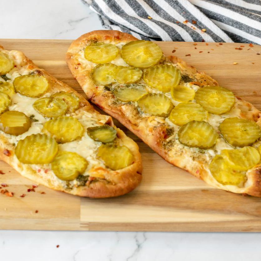 Garlic Dill Pickle Flatbreads - CASE