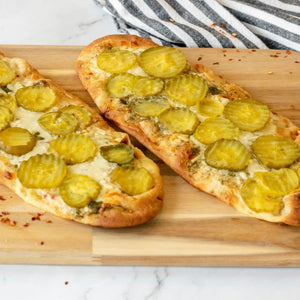 Garlic Dill Pickle Flatbreads - CASE