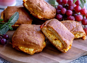 Ham & Cheese Breakfast Croissant Sandwiches - Case