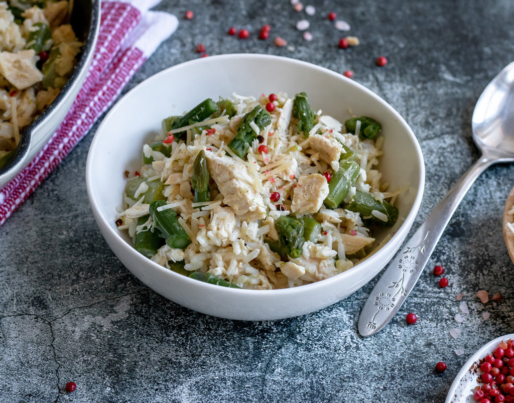 Risotto with Chicken and Asparagus