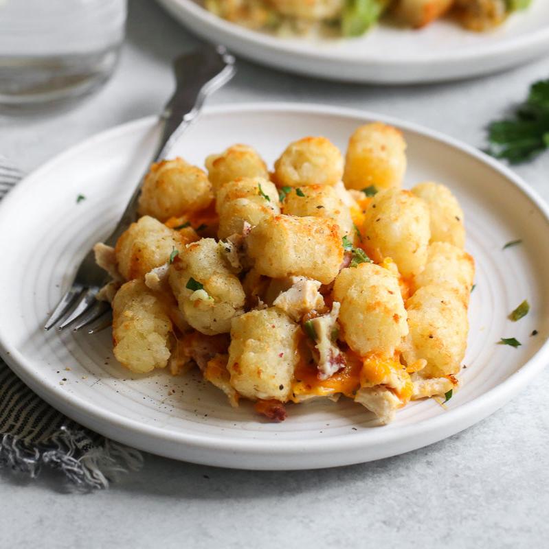 Loaded Chicken Tater Tot Bake 6 Serving