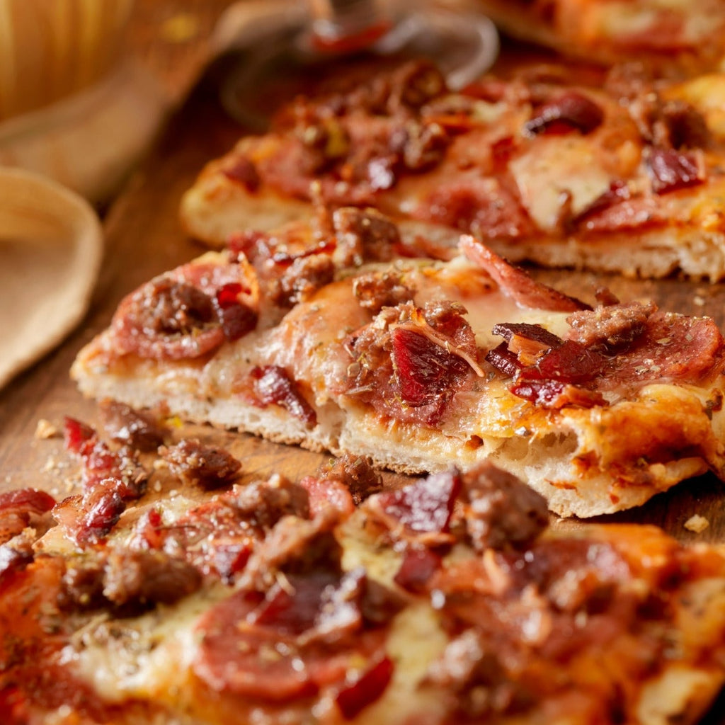 Sausage & Pepperoni Flatbreads - CASE