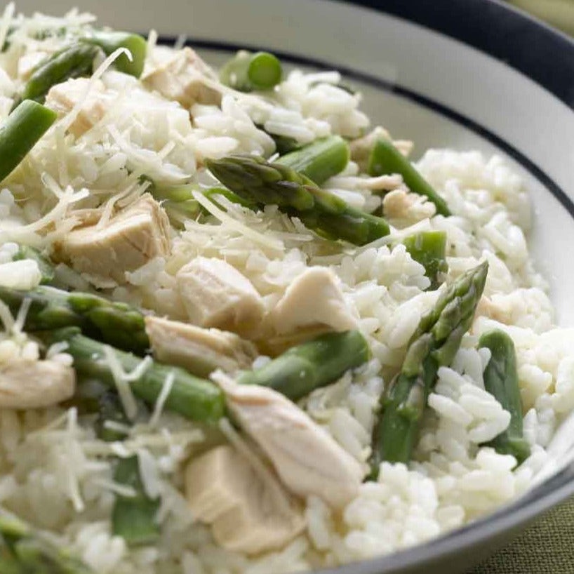 Risotto with Chicken and Asparagus - CASE