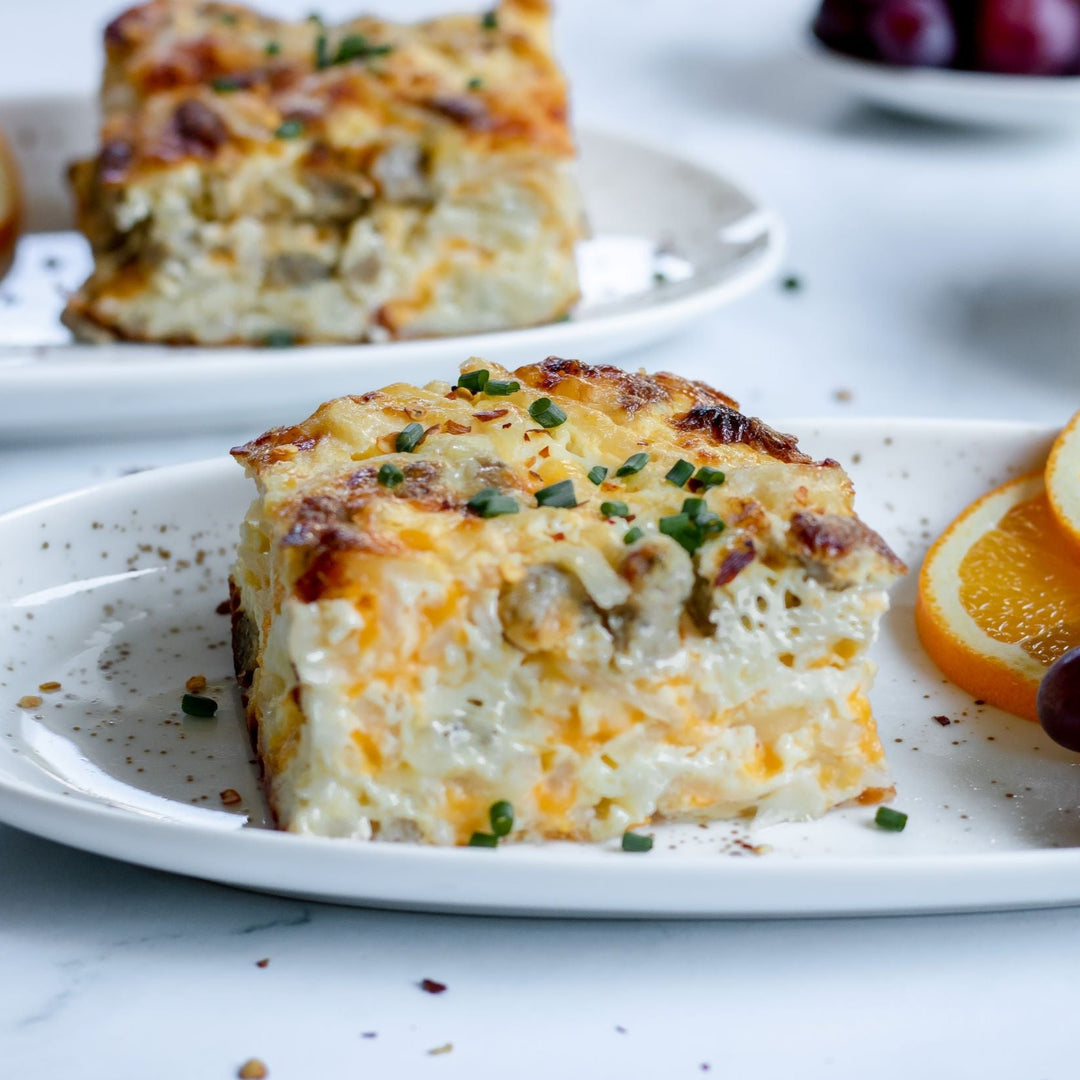 Sausage & Hashbrown Breakfast Bake 6 Serving – Let's Dish! Popup