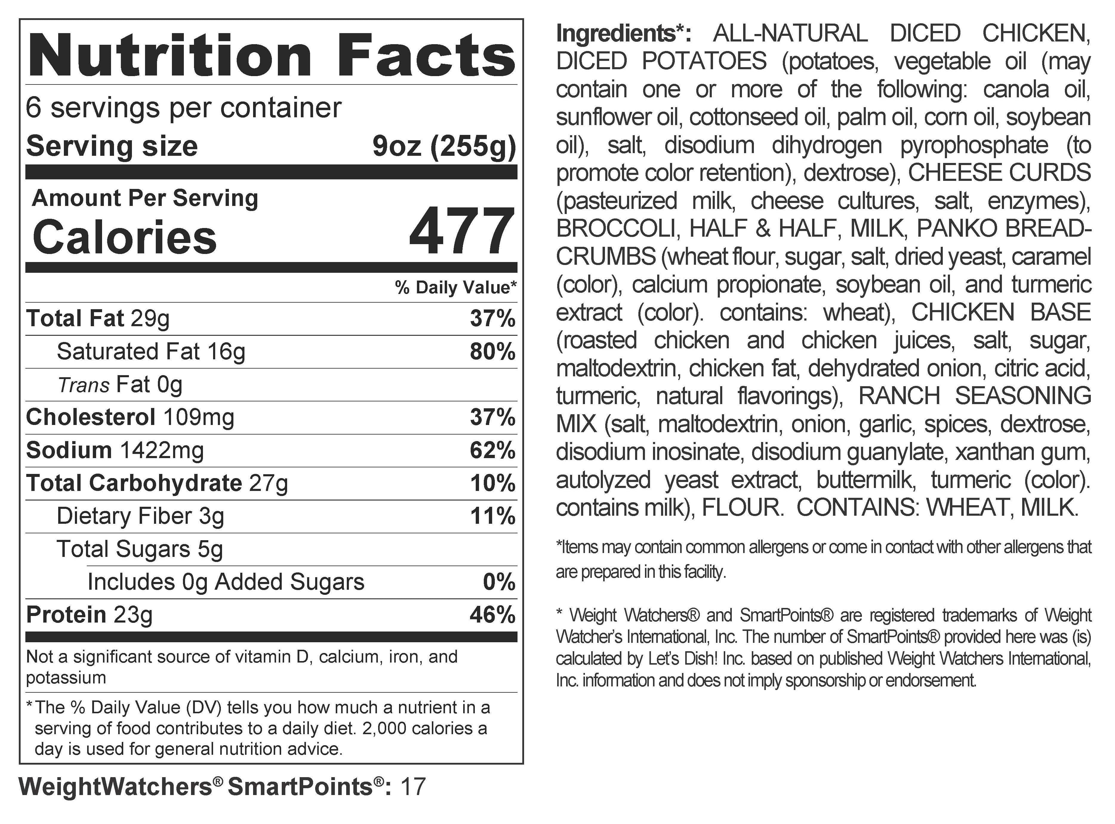 Cheese Curd Crusted Chicken Ranch Bake