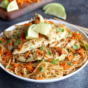 Coconut Lime Chicken with Stir Fried Asian Noodles 6 Serving