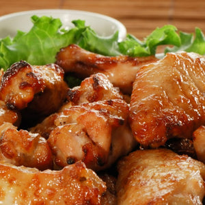 Garlic Chicken Wings with Parmesan Dipping Sauce