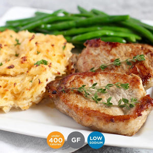 Pork Chops with Three Cheese Potatoes 6 Serving