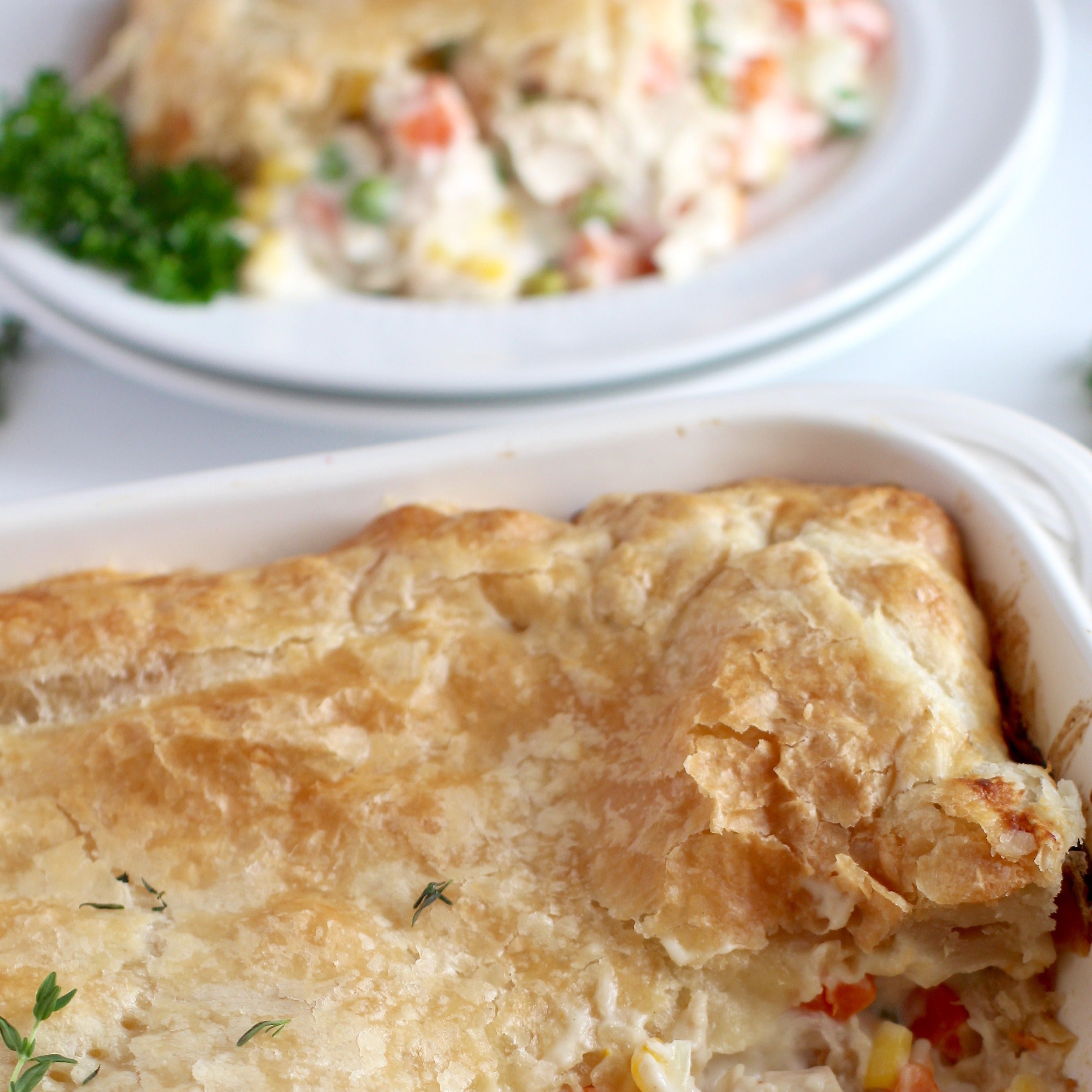 Family Style Veggie Pot Pie