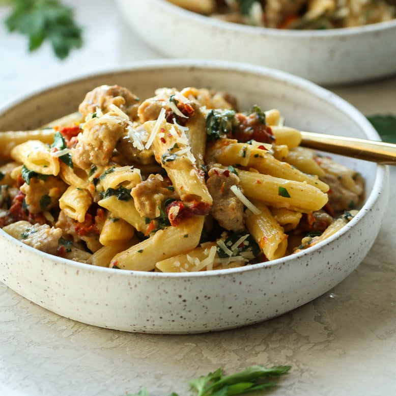 Creamy Tuscan Sausage Pasta